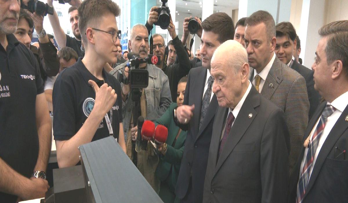 Bahçeli TEKNOCAK Festivali’ni Ziyaret Etti