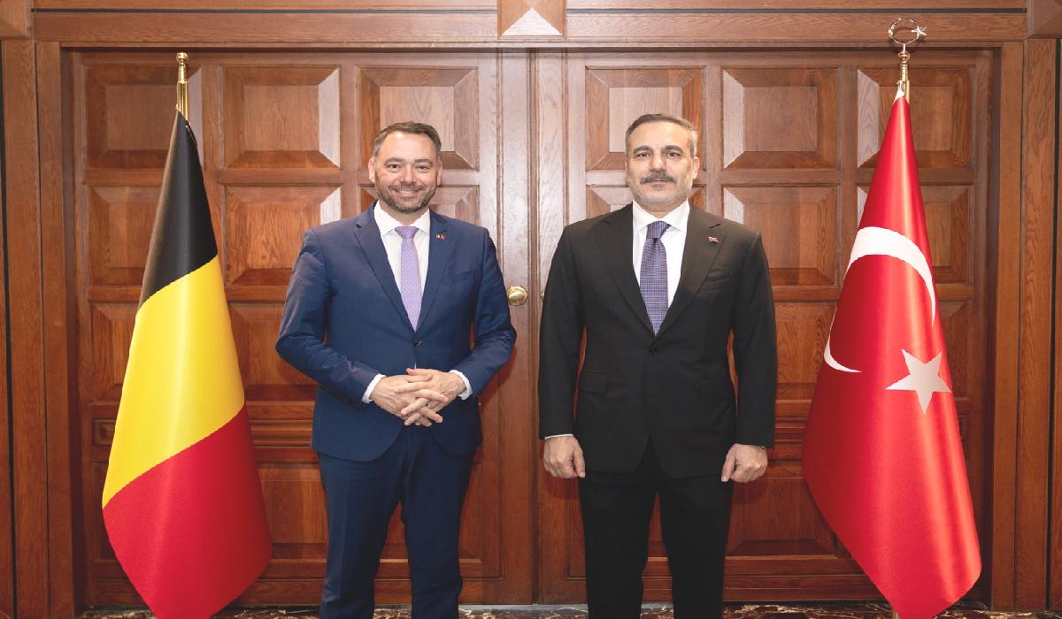 Dışişleri Bakanı Fidan, Belçikalı mevkidaşıyla görüştü