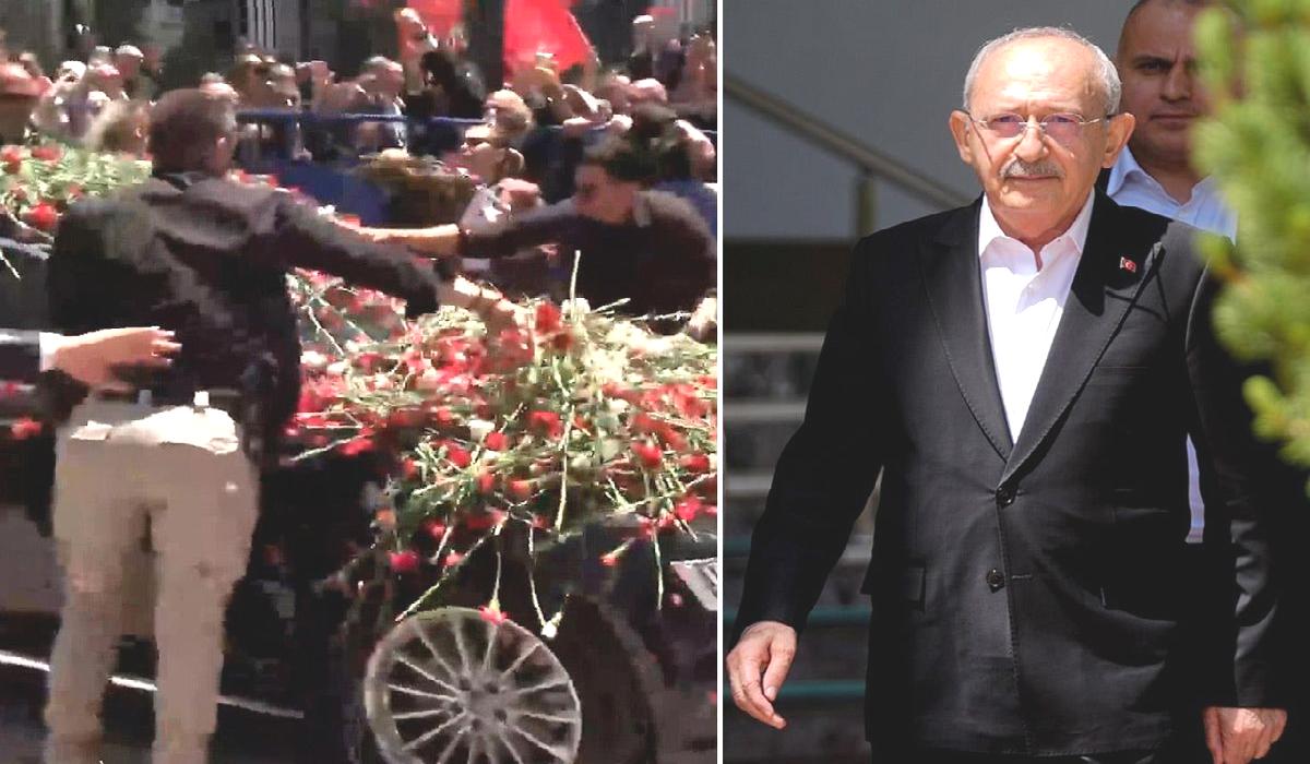 Kemal Kılıçdaroğlu, CHP Genel Merkezi’nde karanfillerle karşılandı