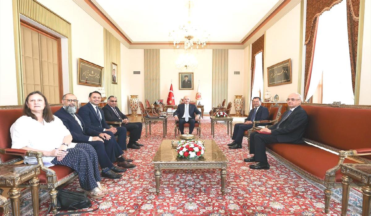 Kurtulmuş’tan Birleşik Krallık Heyetine Ziyaret